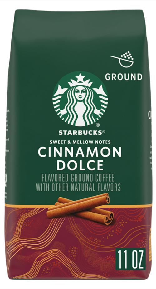 Starbucks Ground Coffee Cinnamon Dolce Light Roast 11oz